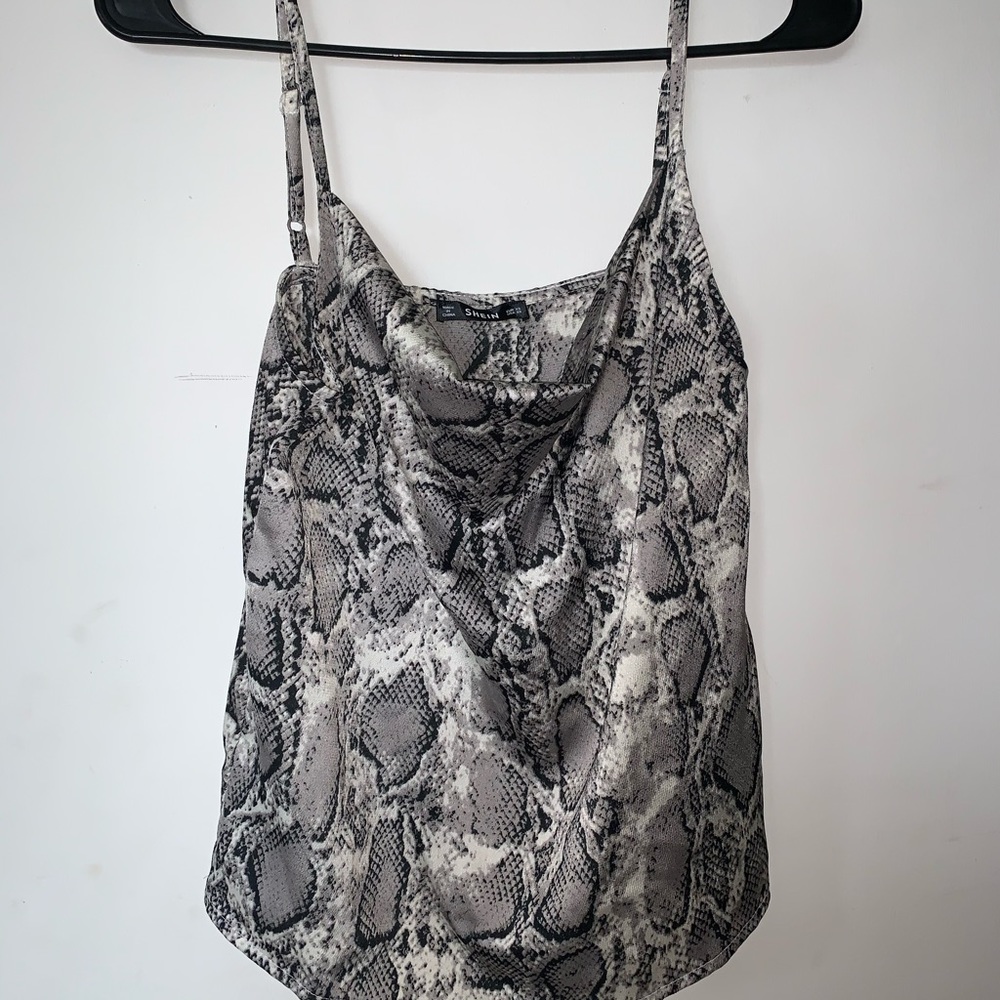 Shein snakeprint tank top.